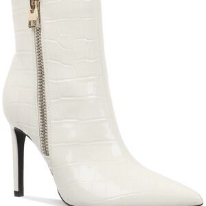 INC International Concepts White Heeled Boots
